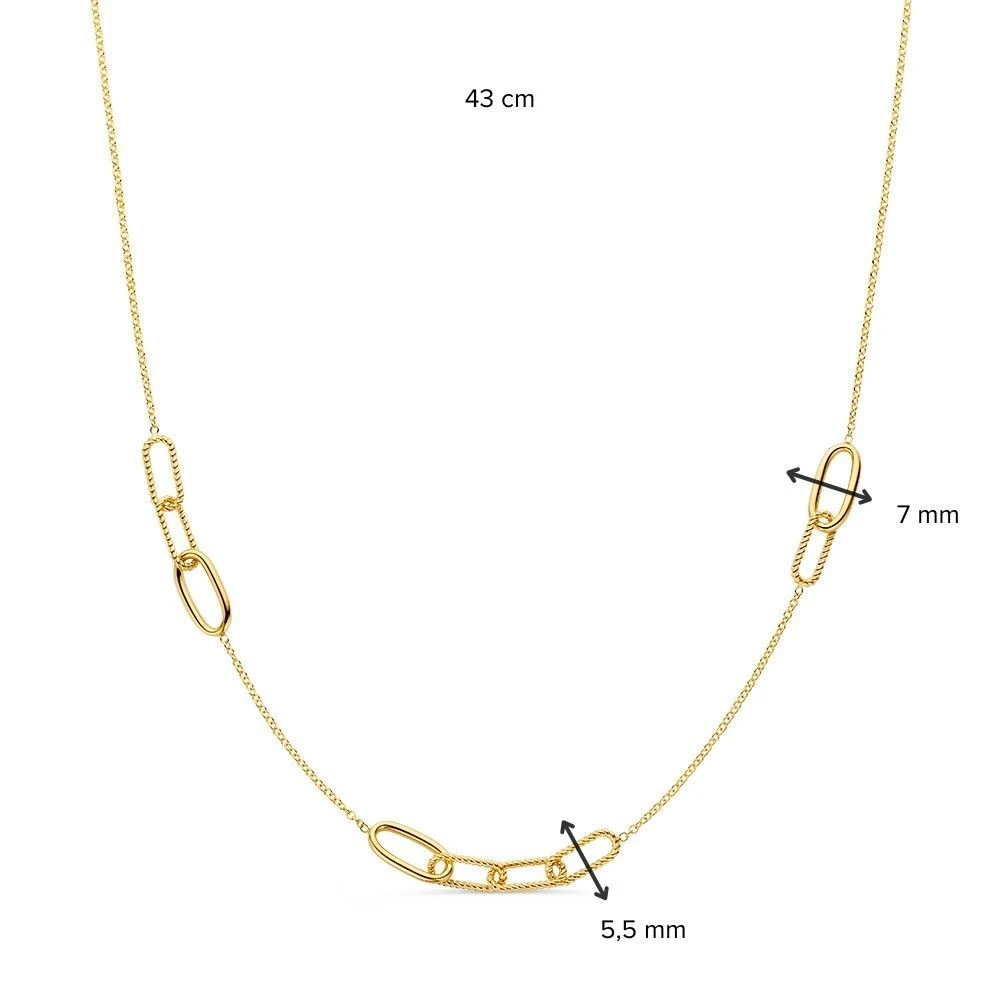 Collier geelgoud