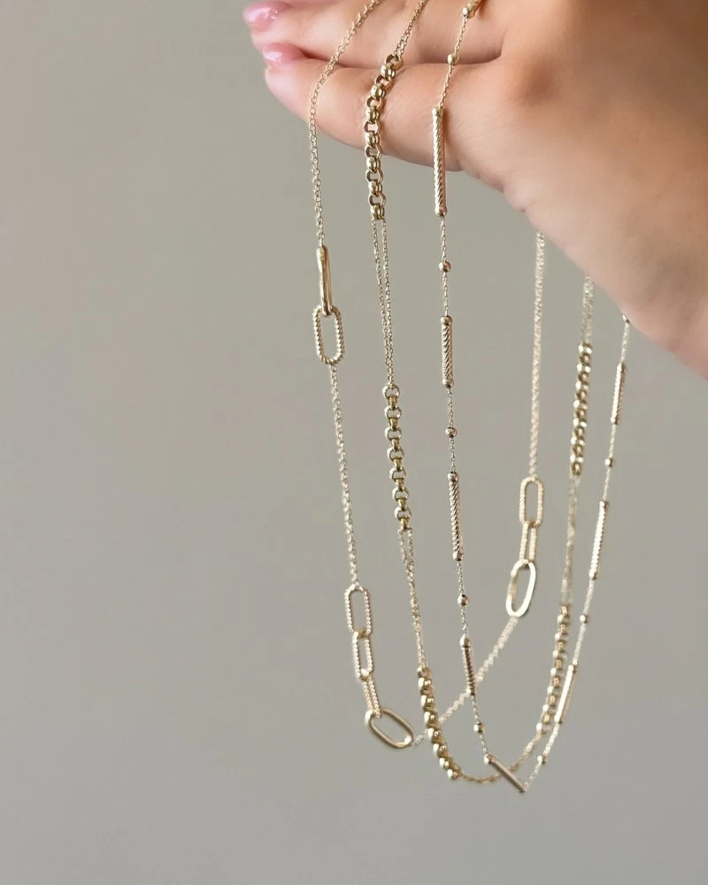 Collier geelgoud