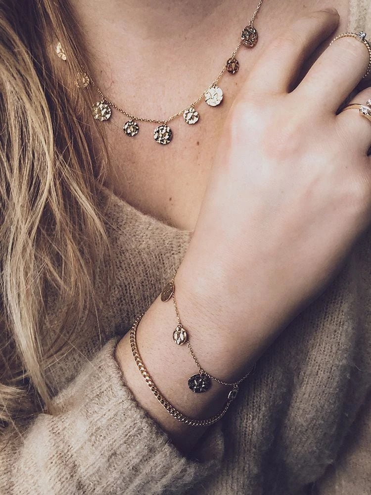 Collier geelgoud