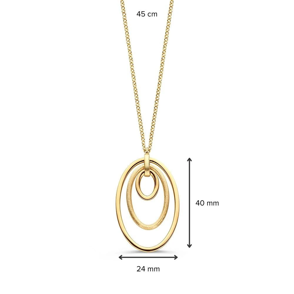 Collier geelgoud