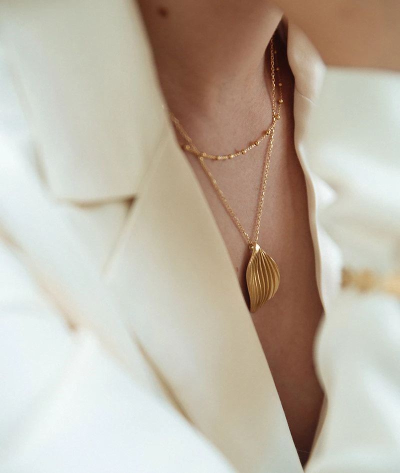 Collier geelgoud