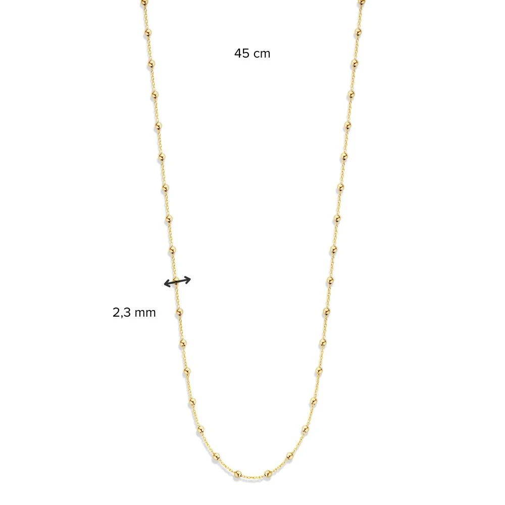 Collier geelgoud