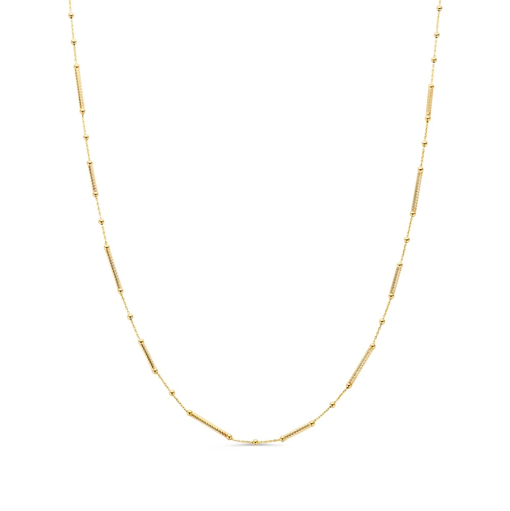 Collier geelgoud