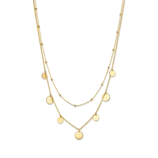 Collier geelgoud