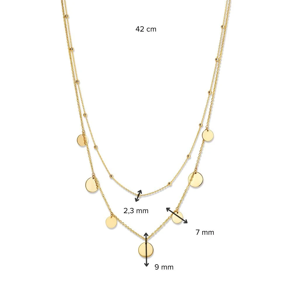 Collier geelgoud