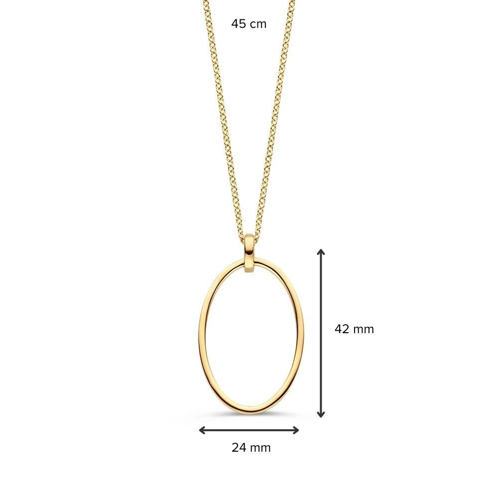 Collier geelgoud