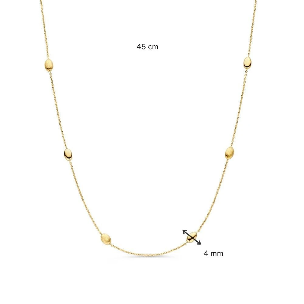 Collier geelgoud