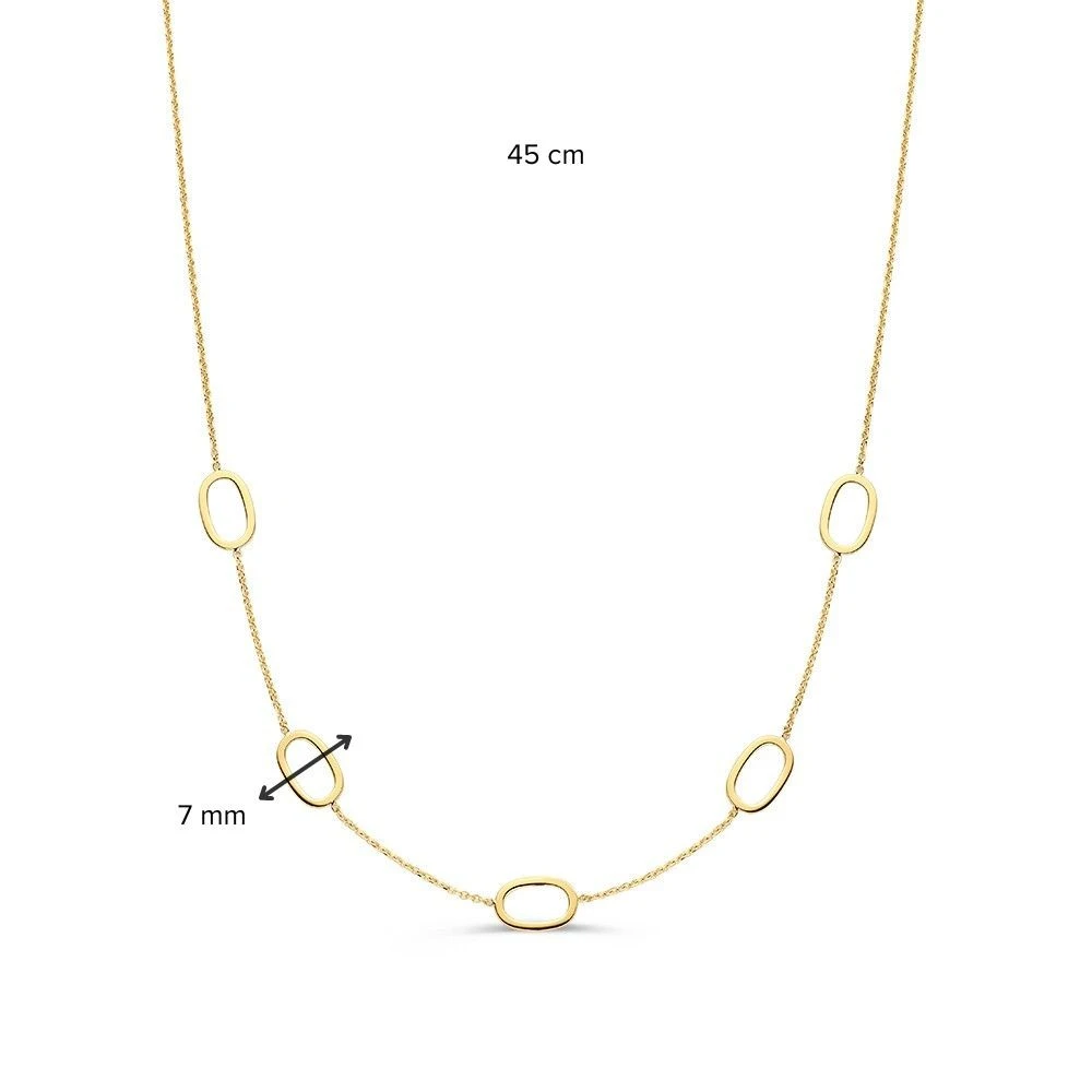 Collier geelgoud