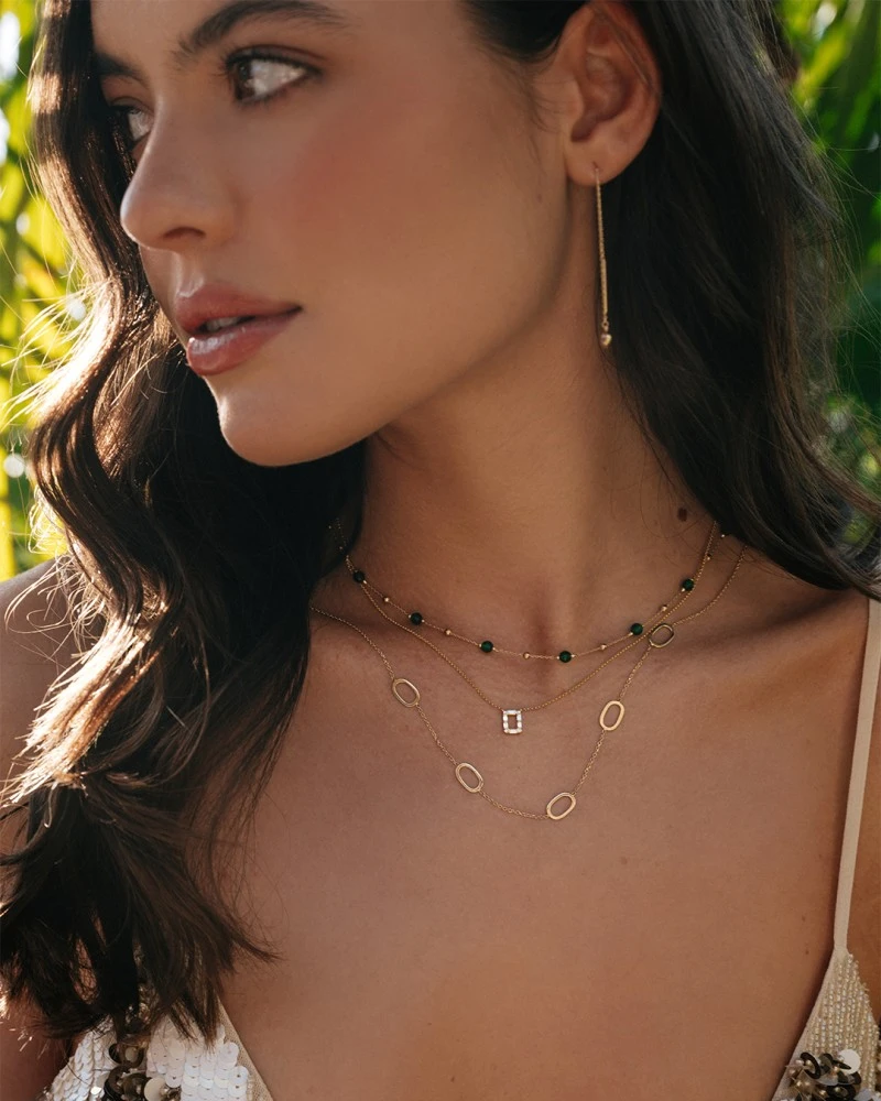 Collier geelgoud