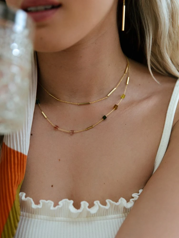 Collier geelgoud