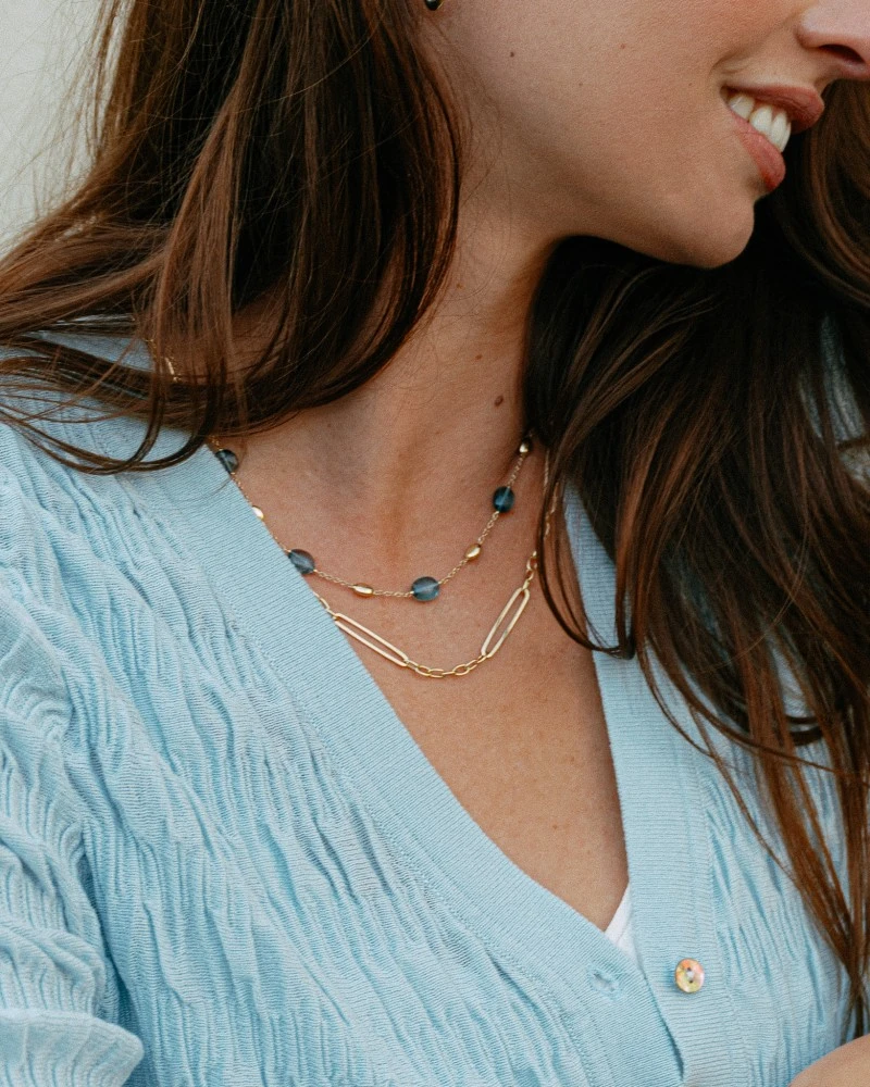 Collier geelgoud