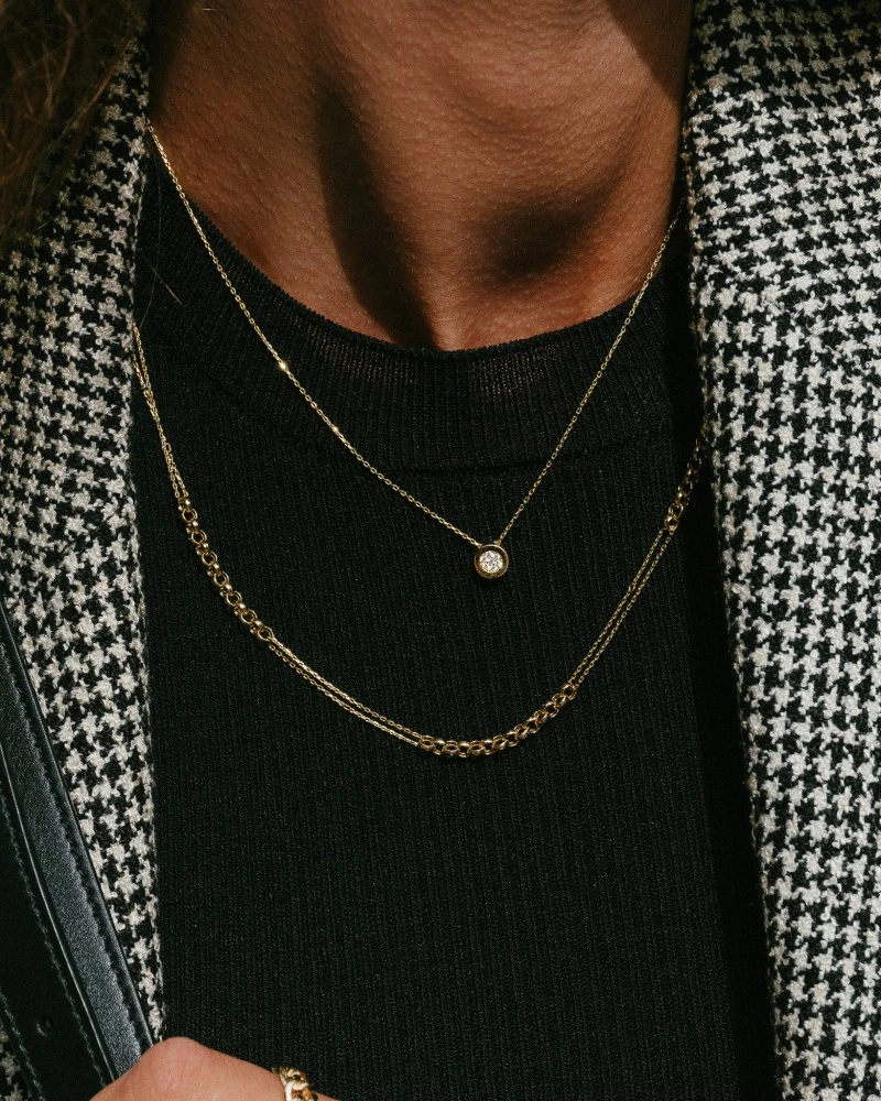 Collier geelgoud