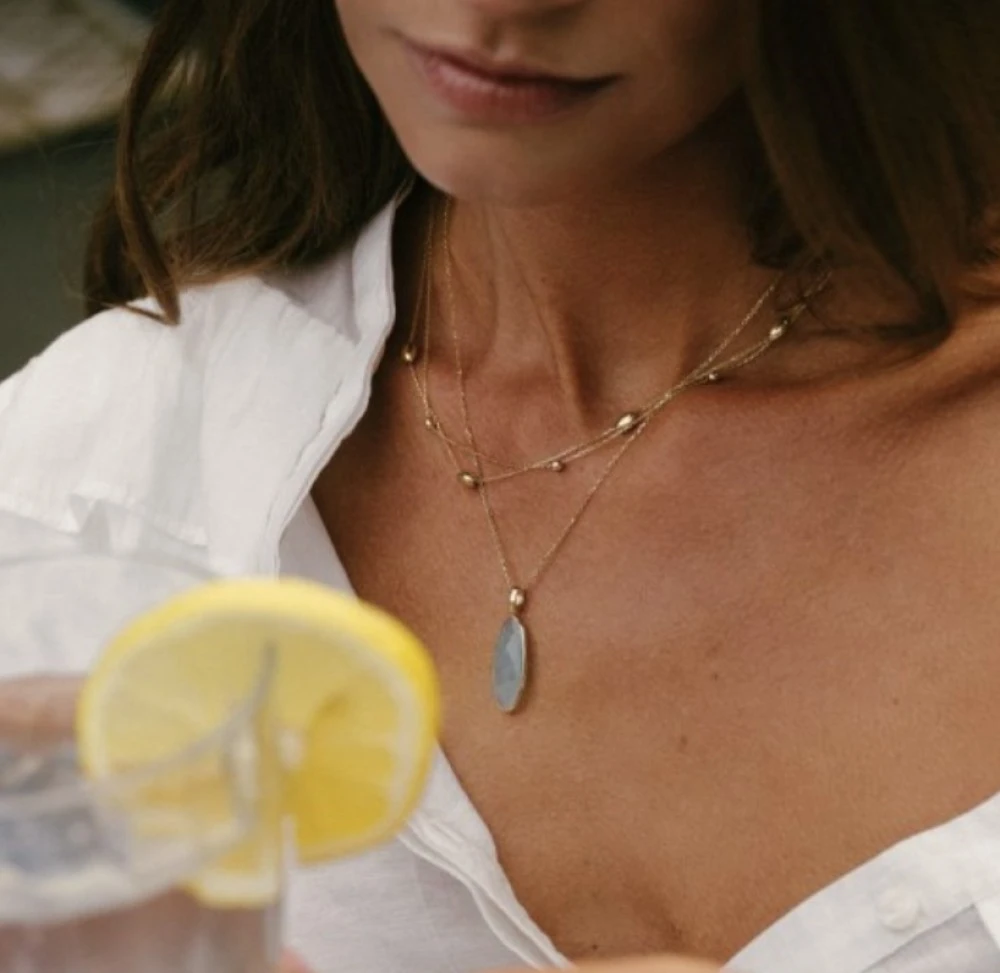 Collier geelgoud