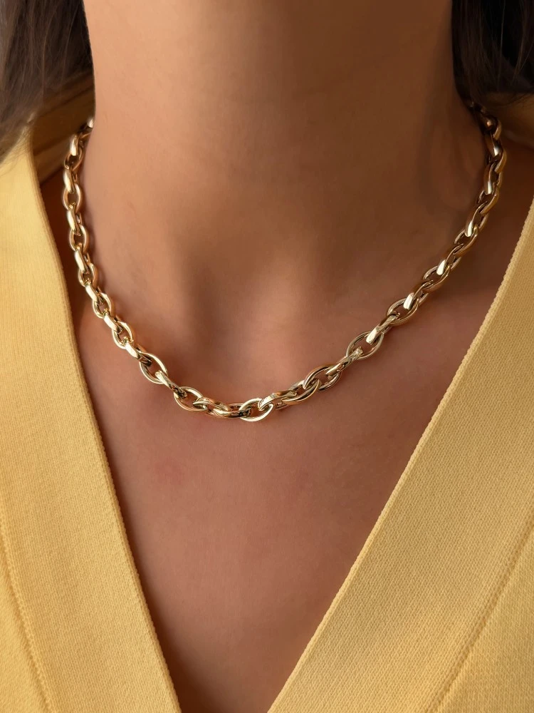 Collier geelgoud