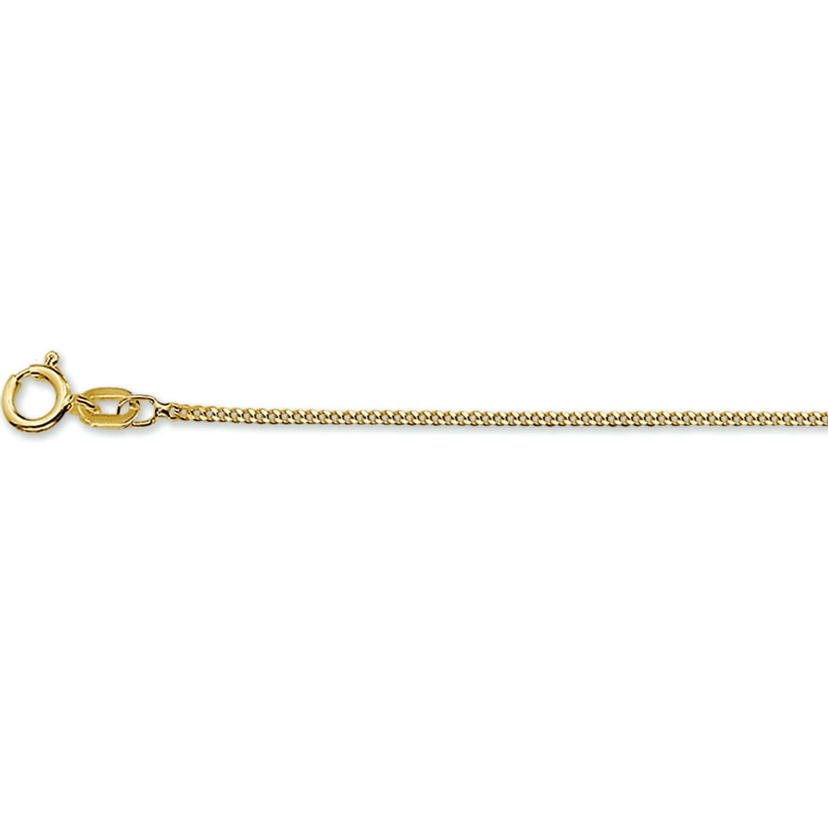 gourmette 1,1 mm 14K geelgoud
