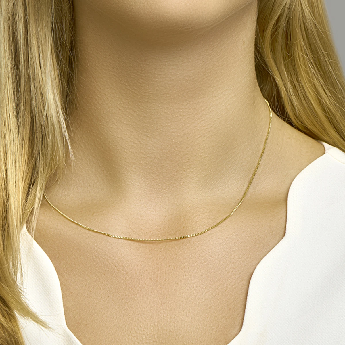 gourmette 1,2 mm 14K geelgoud