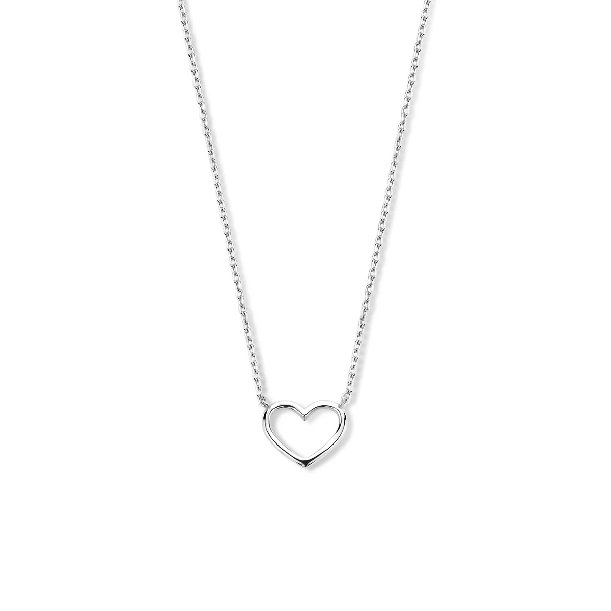 collier hart 40 - 42 - 44 cm 14K witgoud