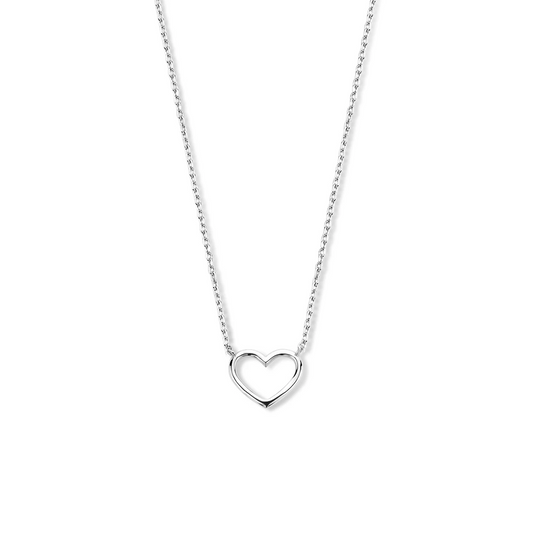 collier hart 40 - 42 - 44 cm 14K witgoud