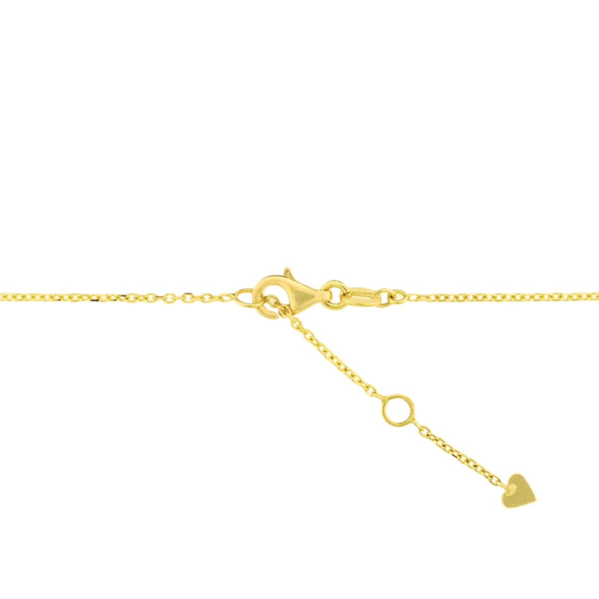 collier hart 42 - 44 cm 14K geelgoud