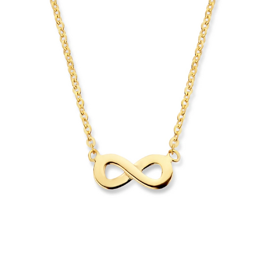 collier infinity 41,5 - 44,5 cm 14K geelgoud