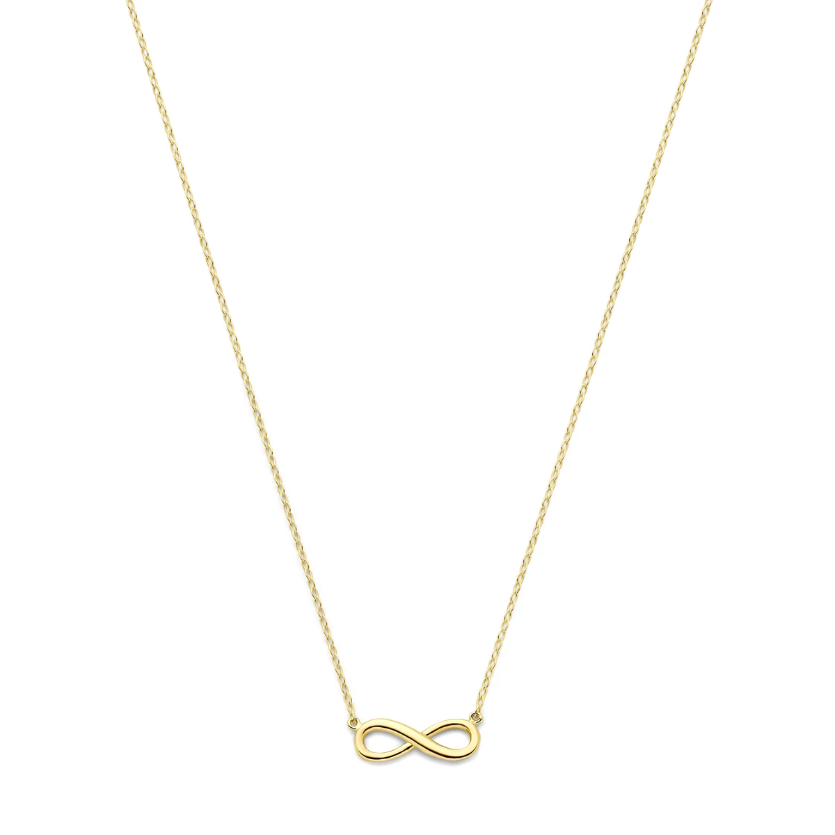 collier infinity  42 - 44 cm 14K geelgoud