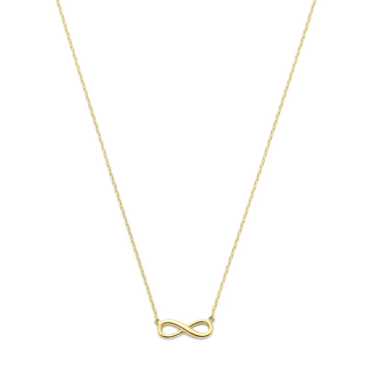 collier infinity  42 - 44 cm 14K geelgoud