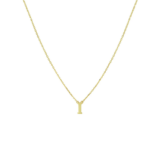 collier letter 40 - 42 - 44 cm 14K geelgoud