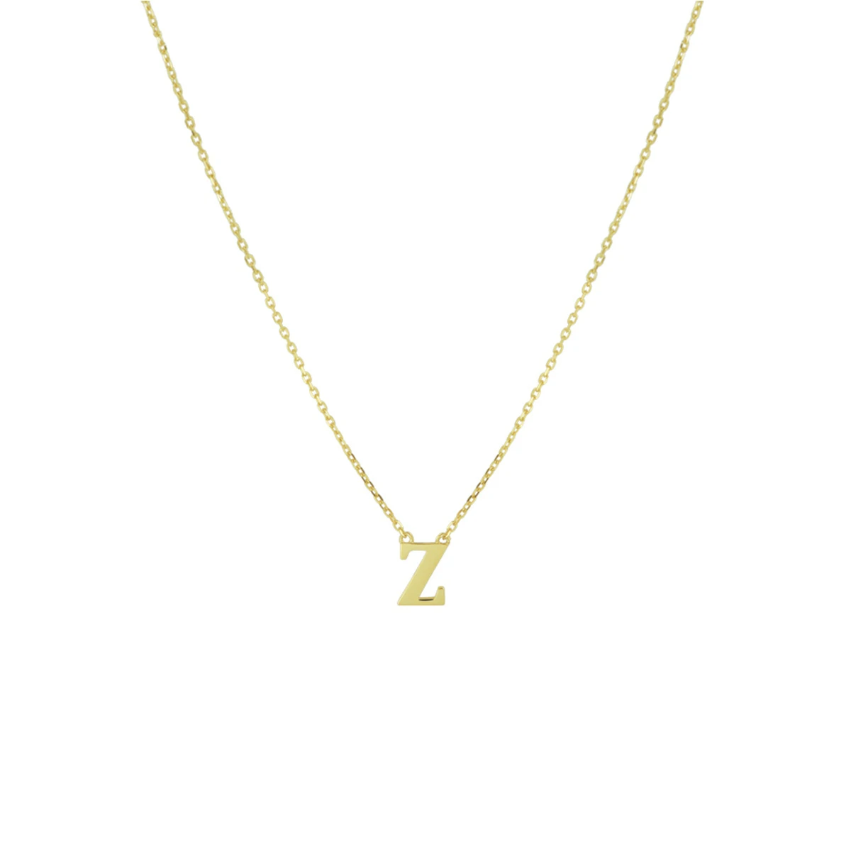 collier letter 40 - 42 - 44 cm 14K geelgoud