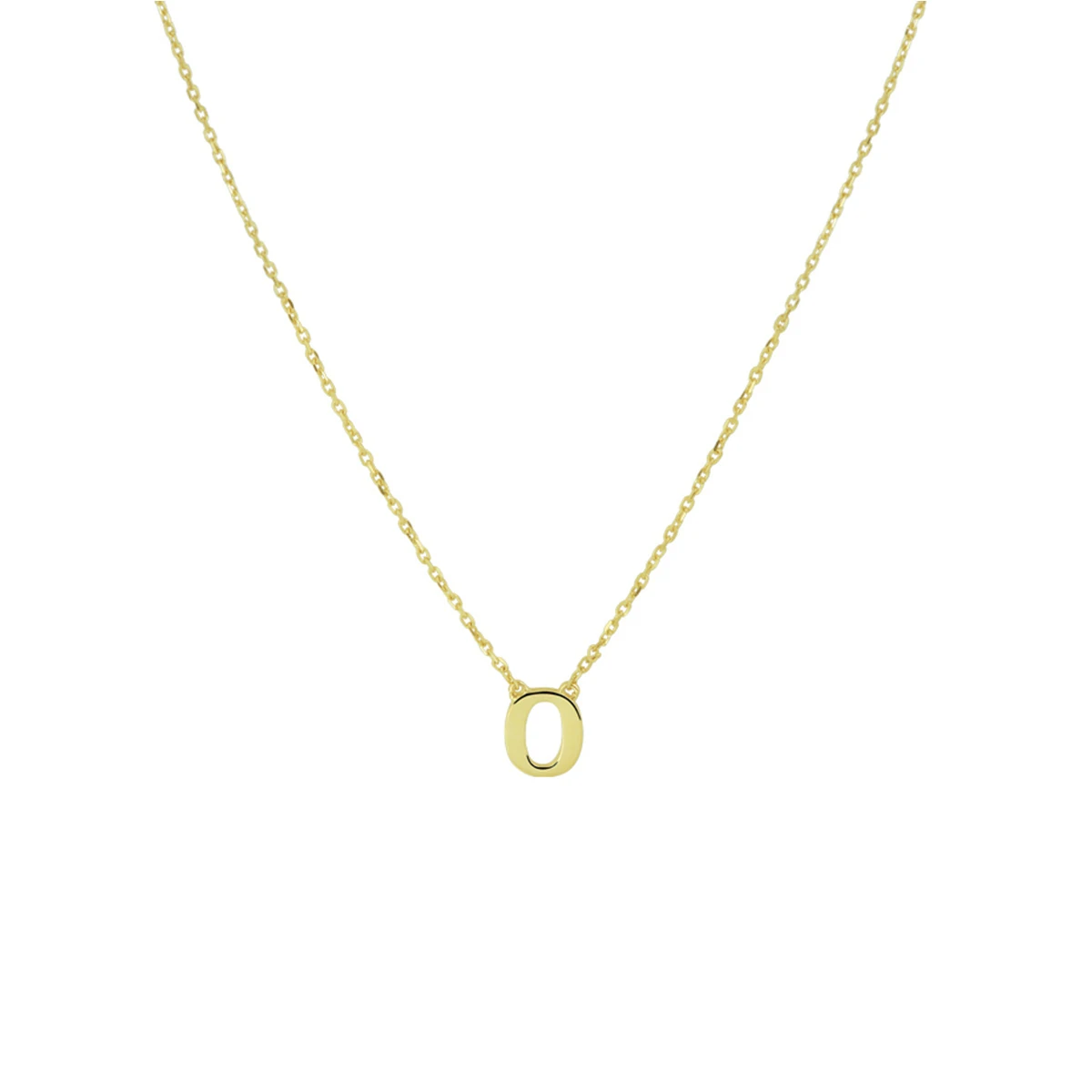 collier letter 40 - 42 - 44 cm 14K geelgoud