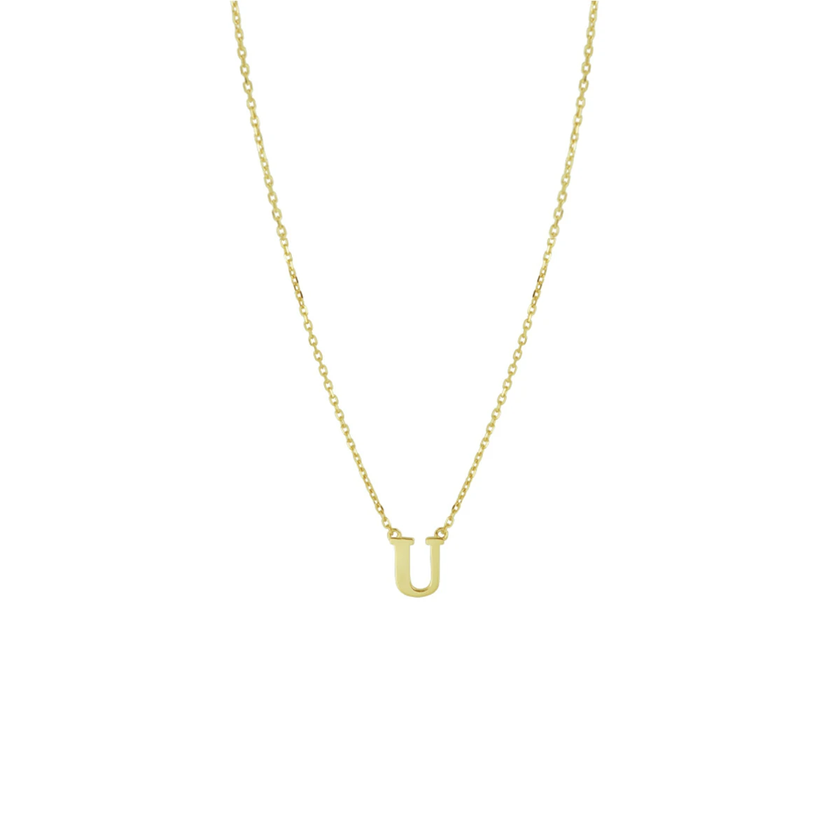 collier letter 40 - 42 - 44 cm 14K geelgoud
