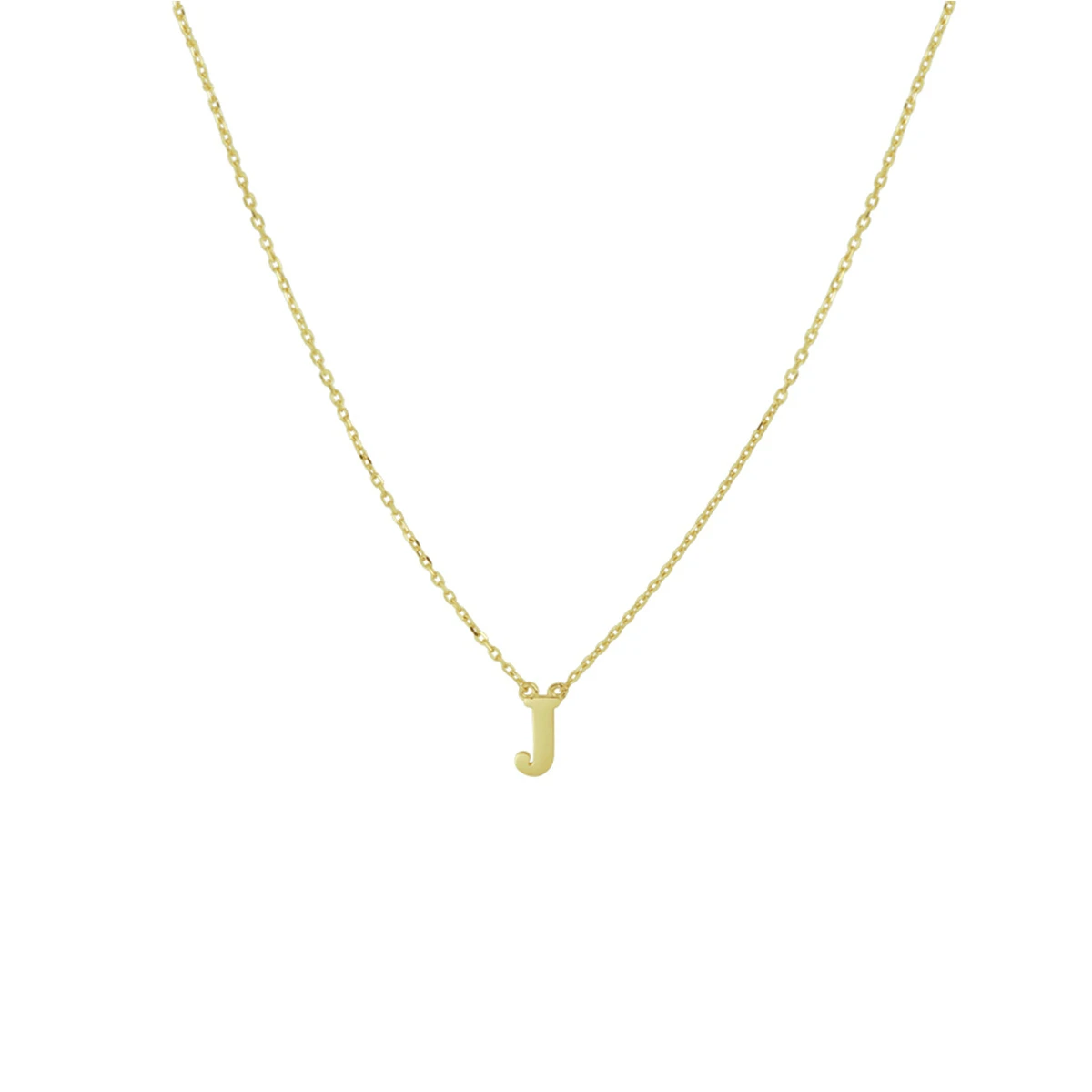collier letter 40 - 42 - 44 cm 14K geelgoud