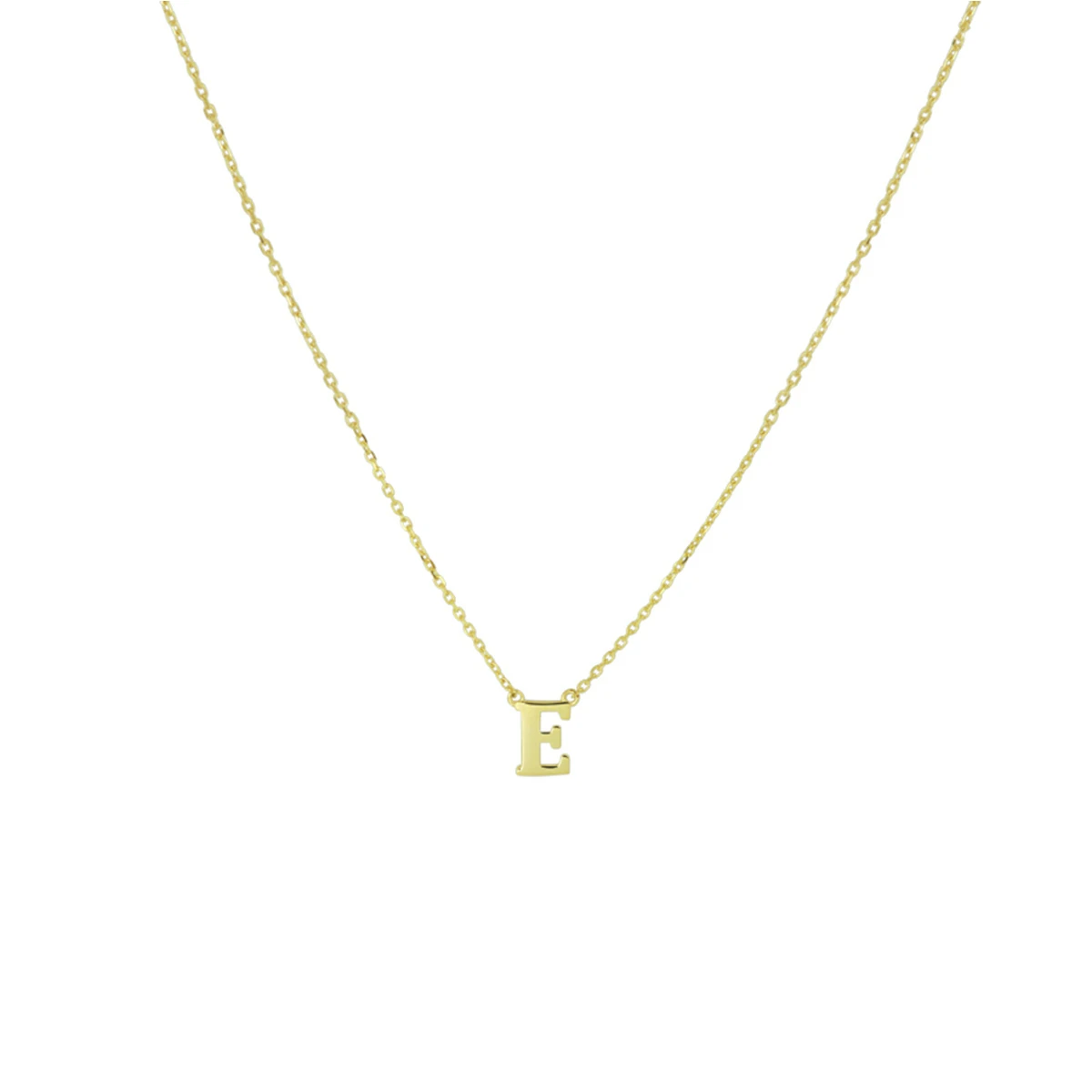 collier letter 40 - 42 - 44 cm 14K geelgoud