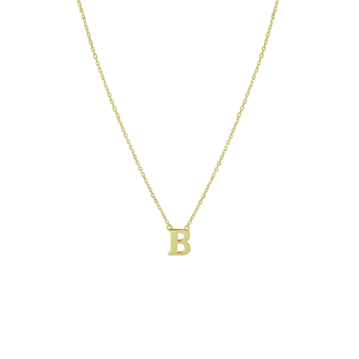 collier letter 40 - 42 - 44 cm 14K geelgoud
