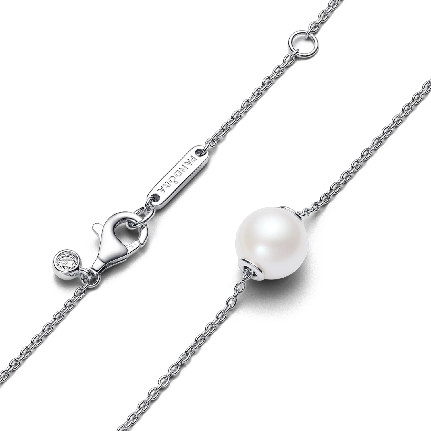 Collier met Behandelde Gecultiveerde Zoetwaterparel