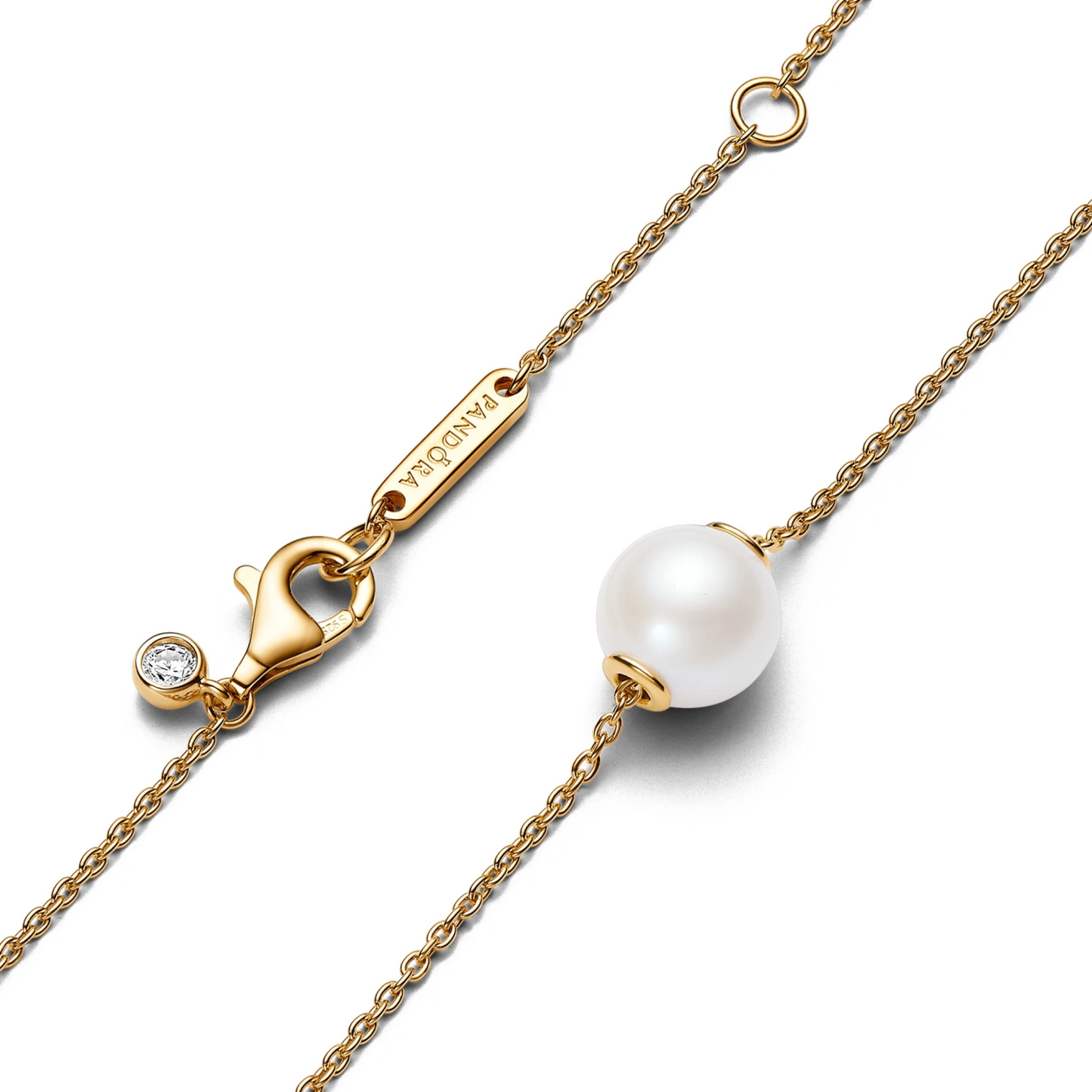 Collier met Behandelde Gecultiveerde Zoetwaterparel