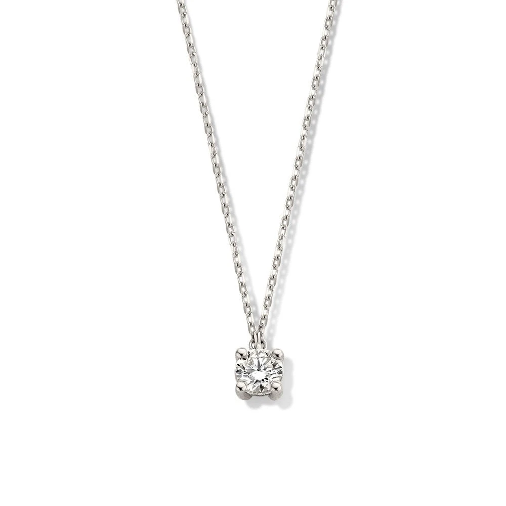 Collier Olivia 0,30 crt. witgoud
