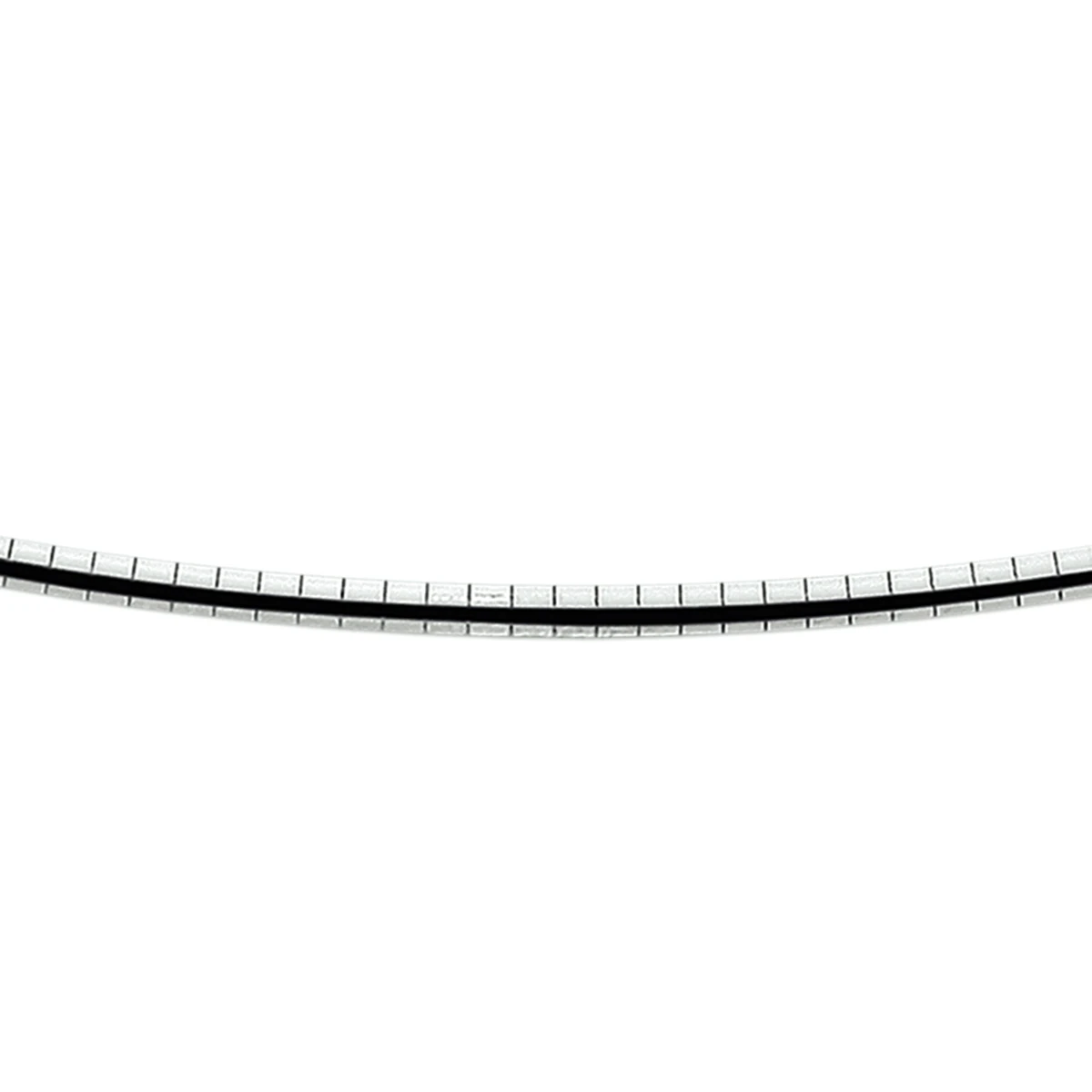 collier omega bol 2,75 mm zilver gerhodineerd