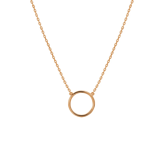 collier rondje 0,8 mm 40 - 42 - 44 cm 14K roségoud