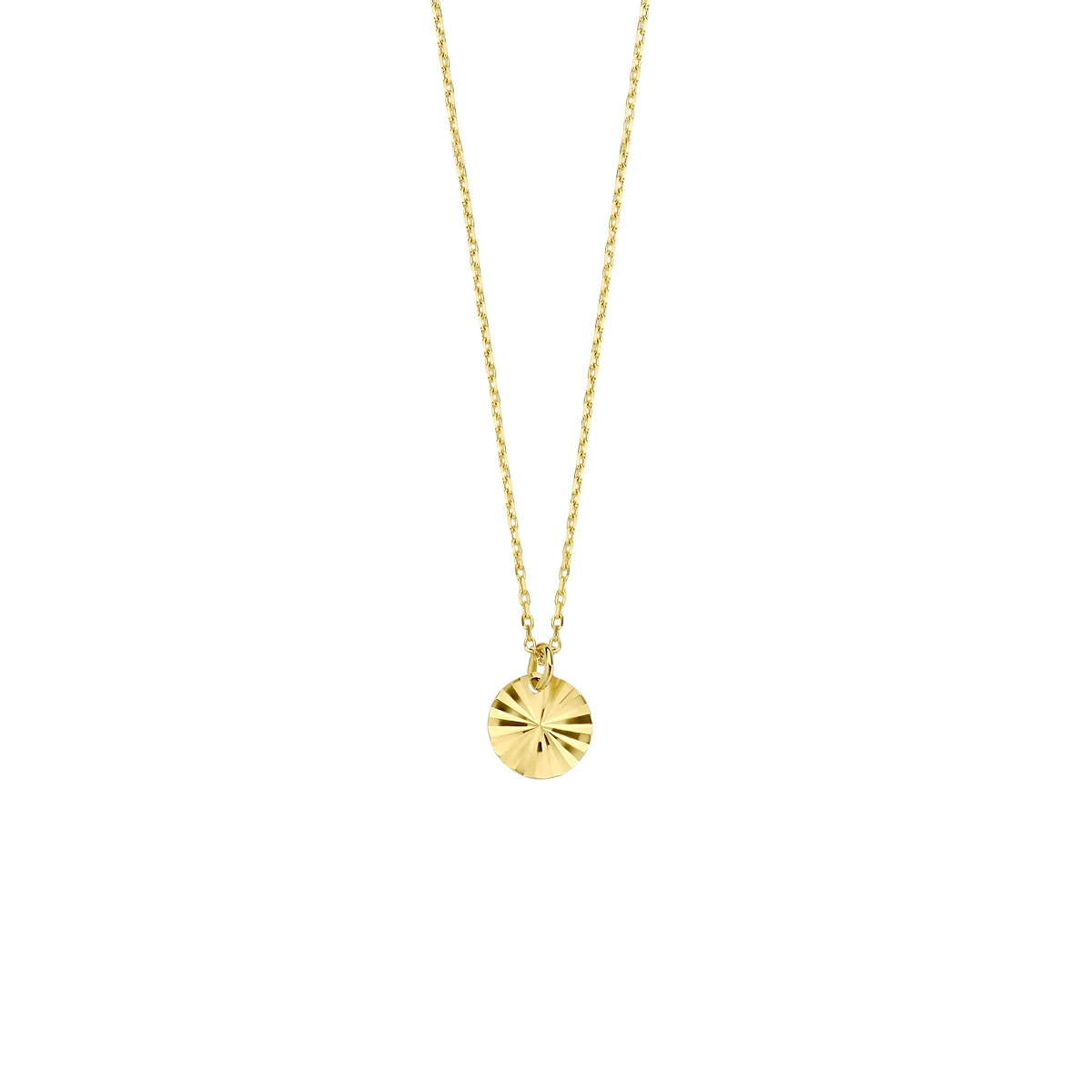 collier rondje 40 - 42 - 44 cm 14K geelgoud