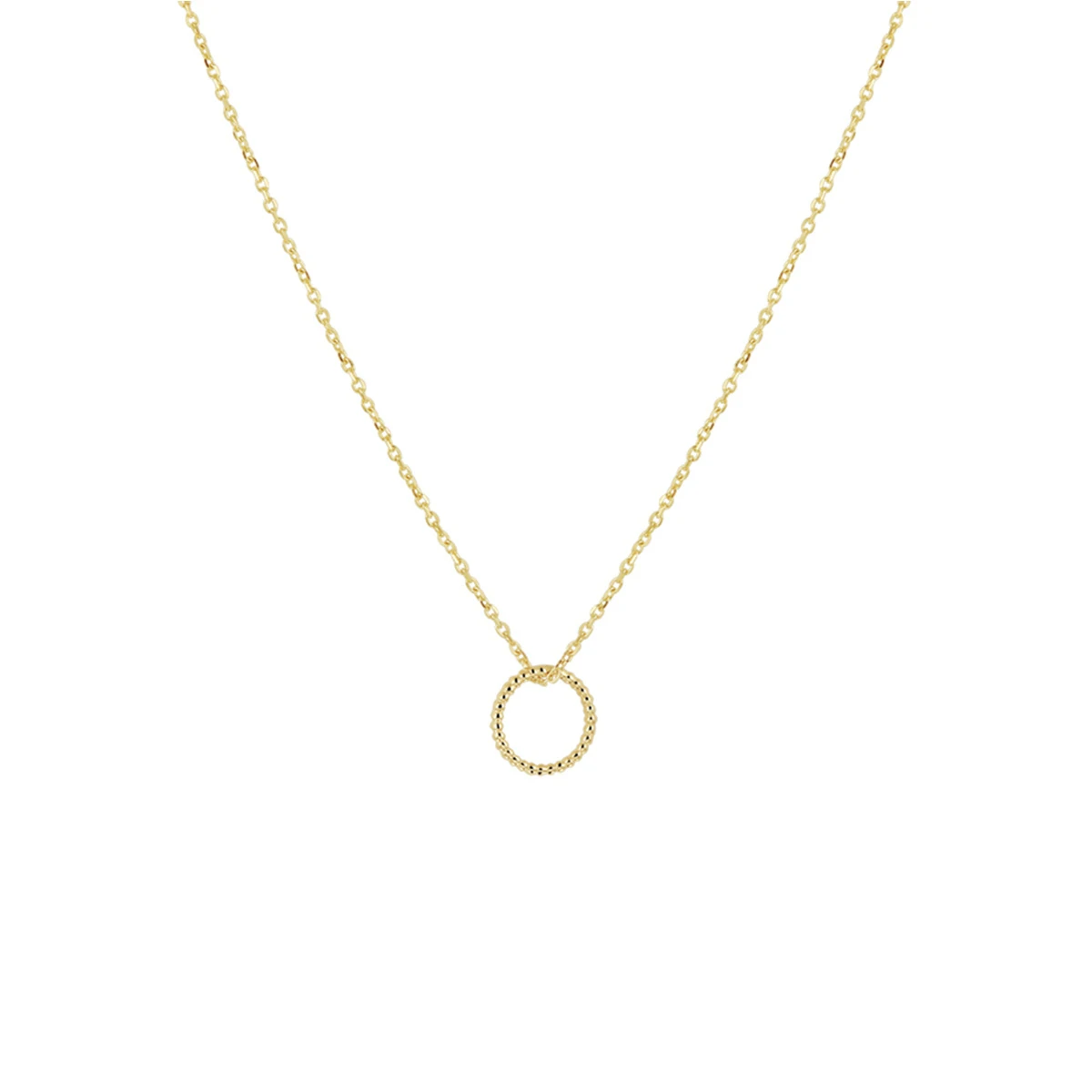 collier rondje 40 - 42 - 44 cm 14K geelgoud
