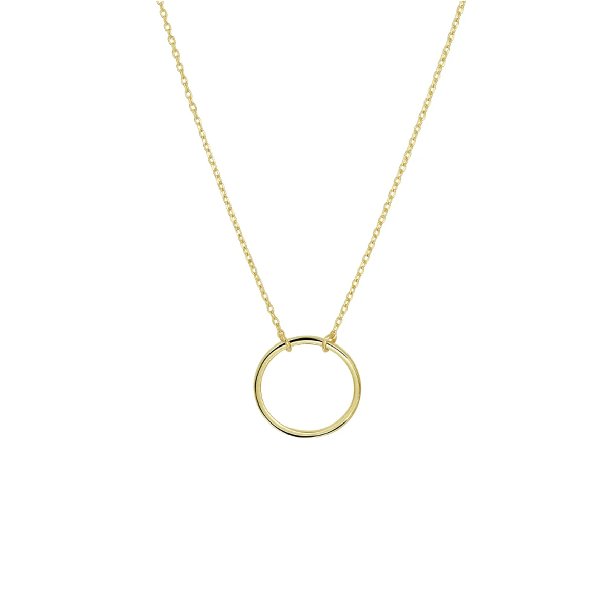 collier rondje 40 - 42 - 44 cm 14K geelgoud