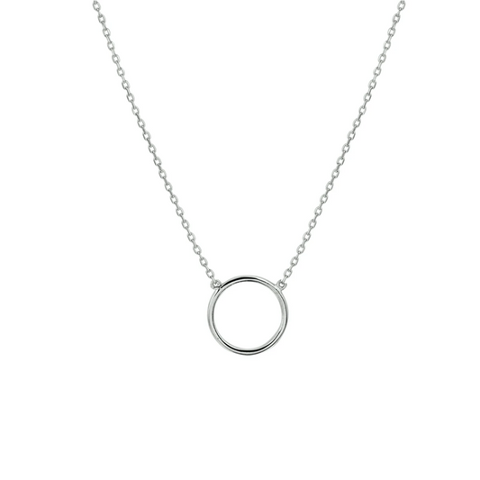 collier rondje 40 - 42 - 44 cm 14K witgoud