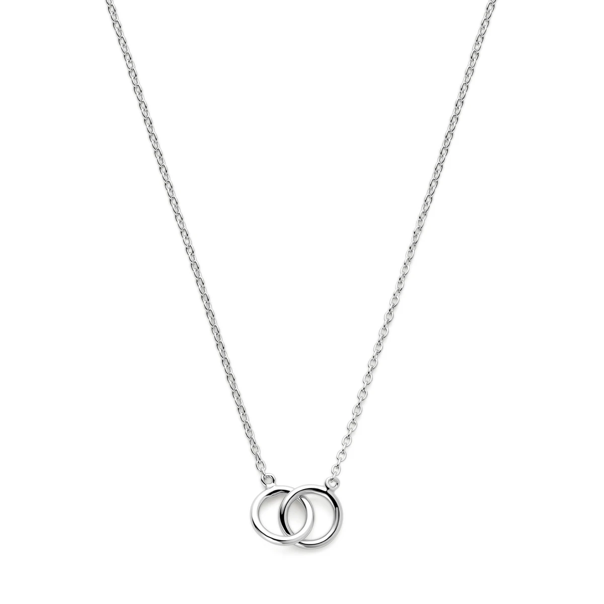 collier rondjes 1,2 mm 40 + 4 cm zilver gerhodineerd