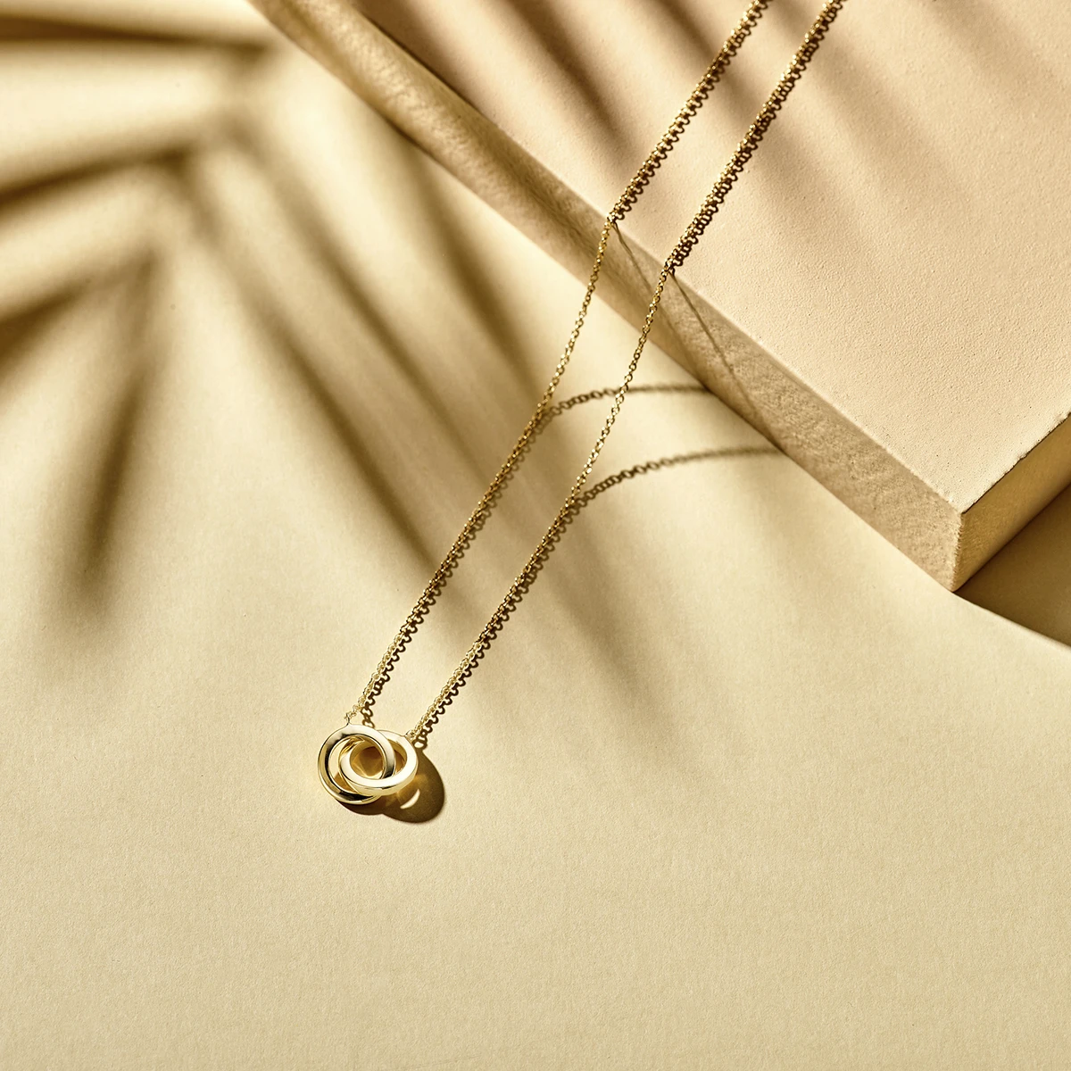 collier rondjes 40 - 42 - 44 cm 14K geelgoud