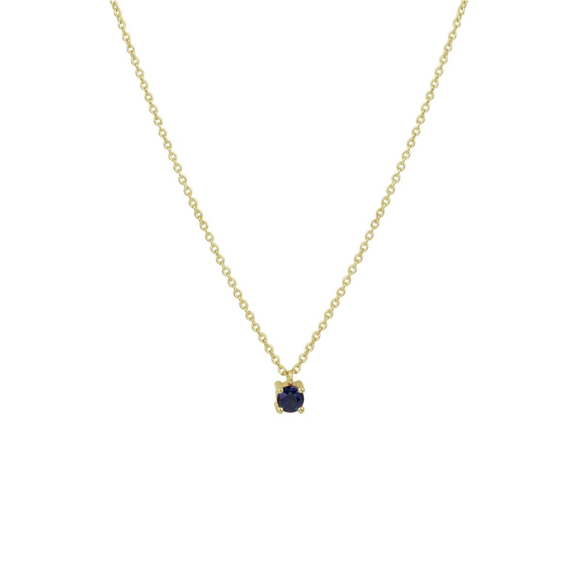 collier saffier 40 - 42 - 44 cm 14K geelgoud