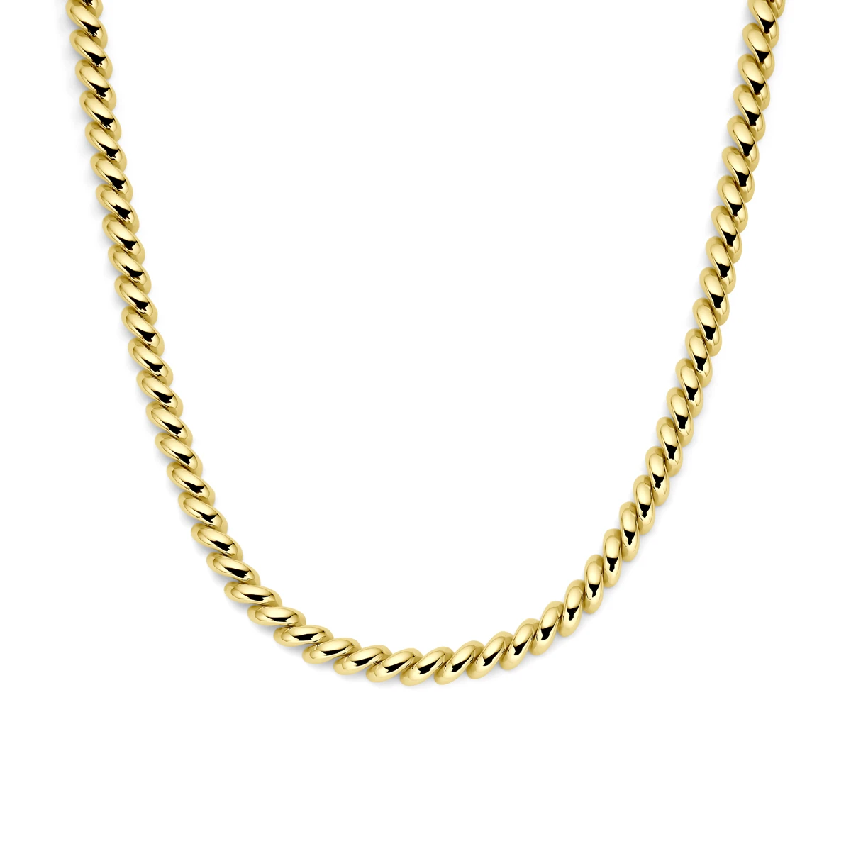 collier san marco 6,6 mm 43 cm 14K geelgoud