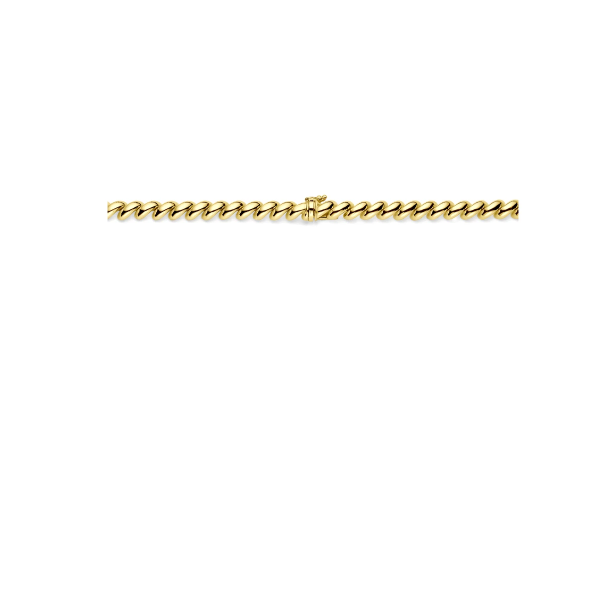 collier san marco 6,6 mm 43 cm 14K geelgoud