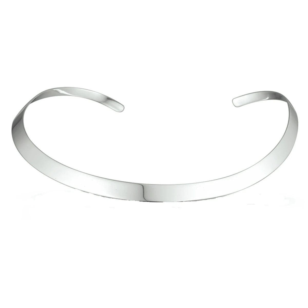 collier spang zilver wit