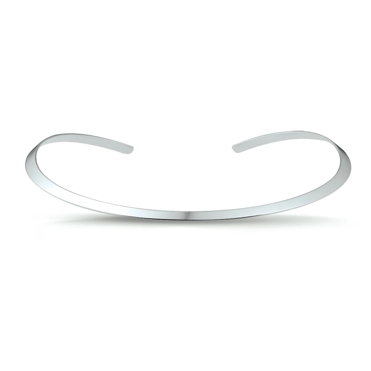 collier spang zilver wit