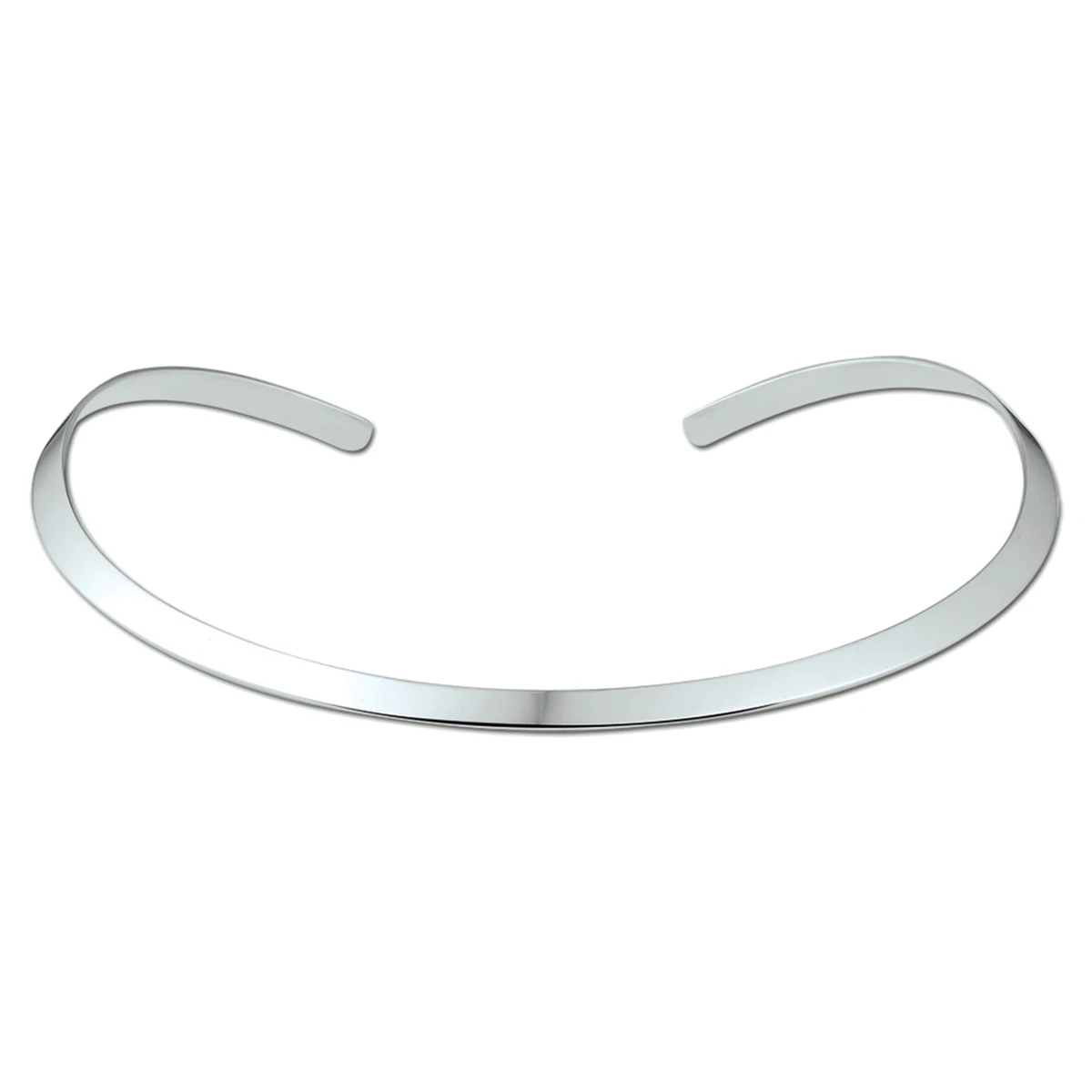 collier spang zilver wit